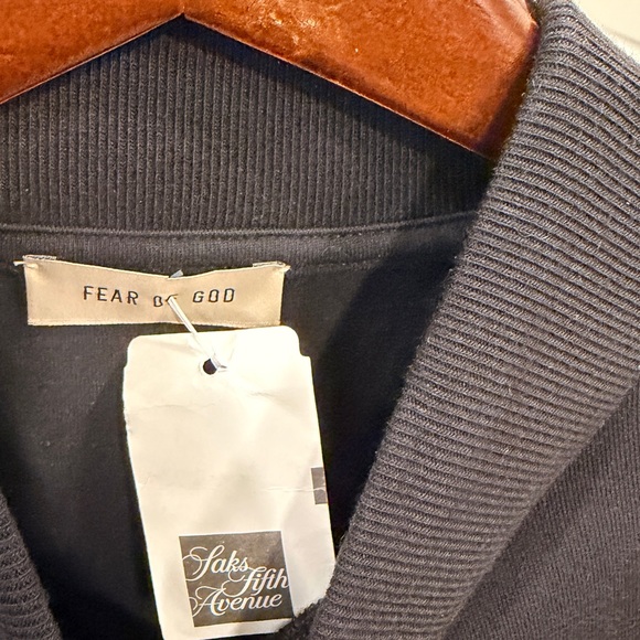 Fear of God Eternal Heavy Long Sleeve T Shirt Black Mens Medium NWT - Picture 4 of 15